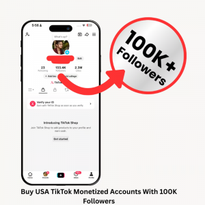 Buy USA TikTok Monetized Accounts With 100K Followers